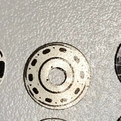 Wheel inserts, Vintage Jaguar aluminum.0475"OD.125"ID 4-Pack