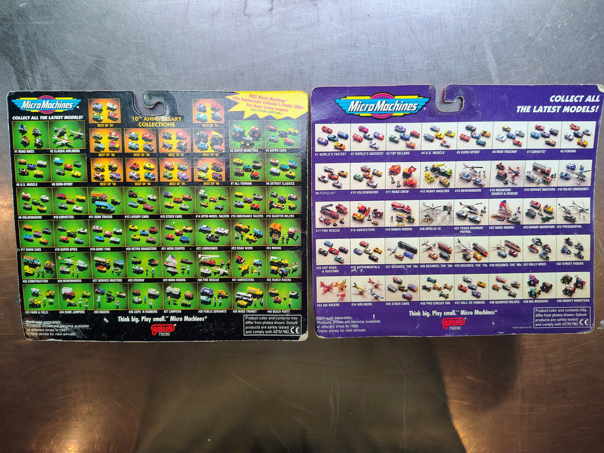 Models – Galoob Micro Machines Vintage 2 Sealed Packs Beach Party Top Sellers additional view