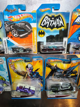 Classic Batman Batmobile and Hot Wheels diecast cars