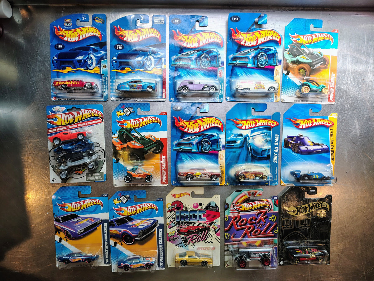 Models – Hot Wheels 15 Carded All Stars Racing Cars 2007 2012 Lot E all items
