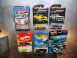 Models – Hot Wheels Boulevard Camaro Fifty Classics 6 Carded Cars Lot photograph 1