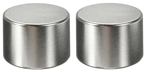 NSR 4828 round neodymium traction magnets, 8mm diameter by 5mm thick, pack of two