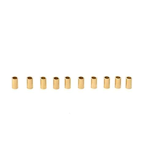 NSR 4881 6mm brass axle spacers for 3/32-inch axles, pack of ten