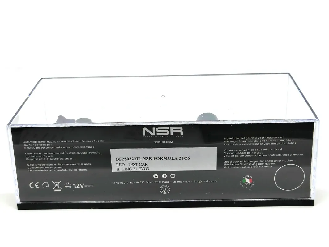 NSR NSR0325IL NSR FORMULA 22 TEST CAR Blue IL KING 21 EVO 3
