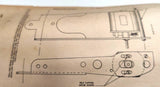 Tradeship WE202 Adjustable Chassis – 36D Motors – Vintage 1965 NOS