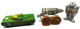 Vintage Bomb Carriage Handmade Tank and Robot
