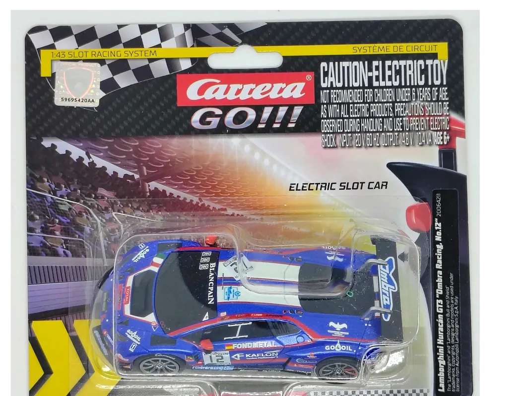 Carrera 64211 Lamborghini Huracan GT3 "Ombra Racing, No.12" , GO!!! 1/43
