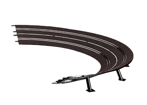 Carrera 20575 High Banked Curve 2/30°, 6 Pieces - Digital 124/132 & Analog