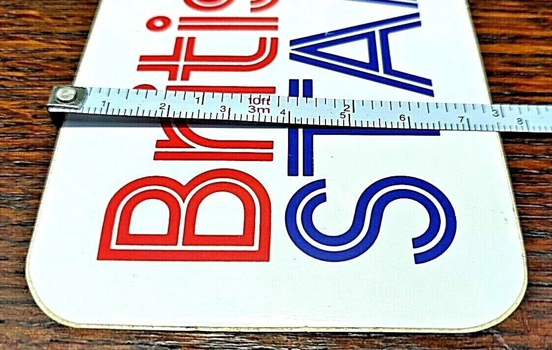 Decals – Vintage British Stamps Race Sponsor Sticker 3" x 5.5"