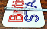 Decals – Vintage British Stamps Race Sponsor Sticker 3" x 5.5"