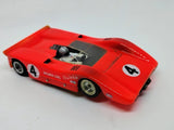 1970 Dynamic anglewinder brass chassis custom 1/32 scale McLaren M8A slot car.