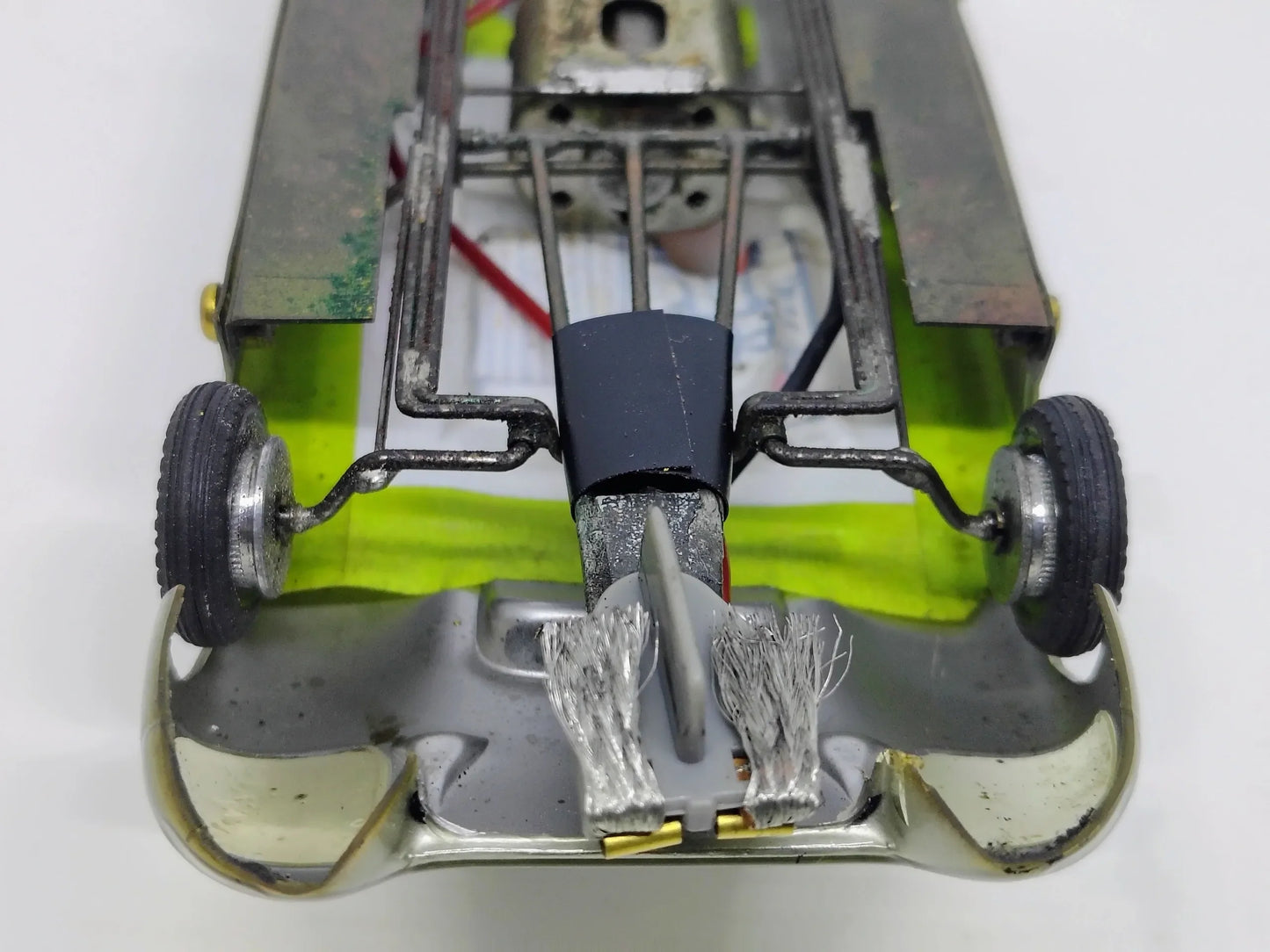 1967 Scratchbuilt Ford J-Car – 1/24 Scale Slot Car with rewound Mabuchi 26D