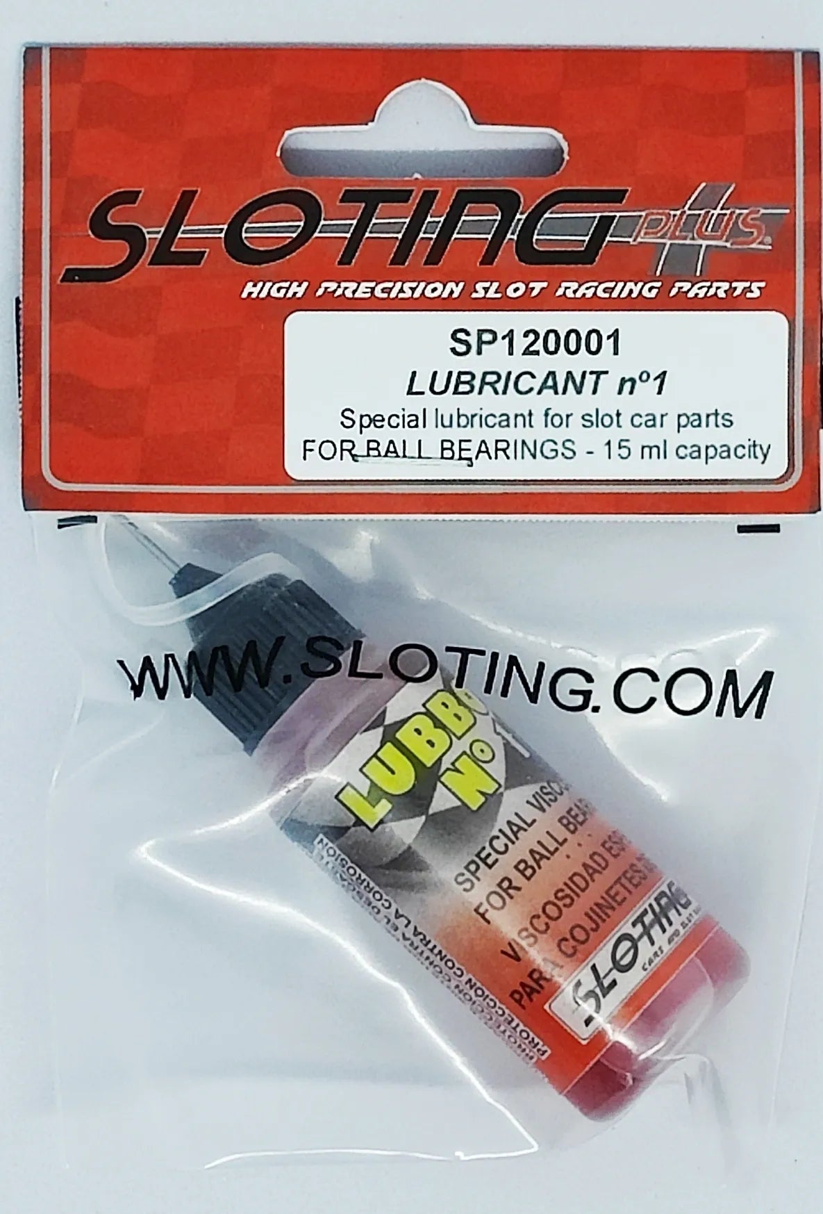 No. 1 Lube for Motor or Axle Ball Bearings By Sloting Plus