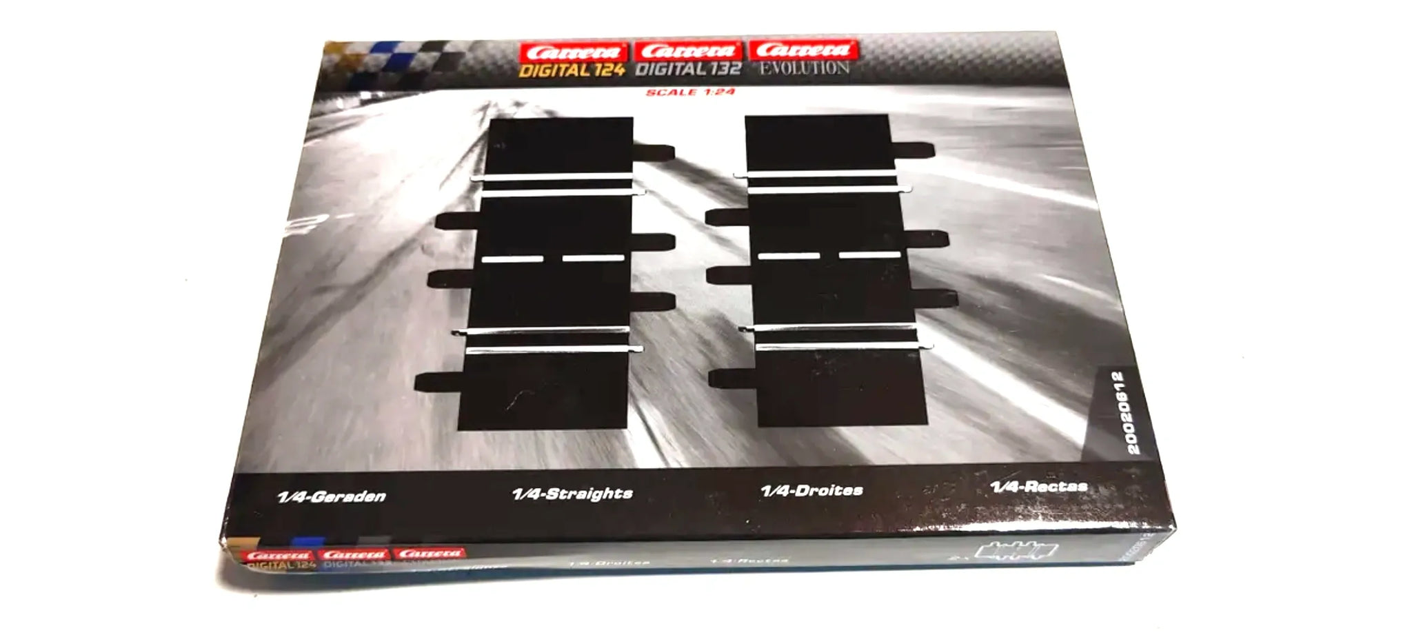 Carrera 1/4 straight tracks 20612 - Digital 124/132 & Analog