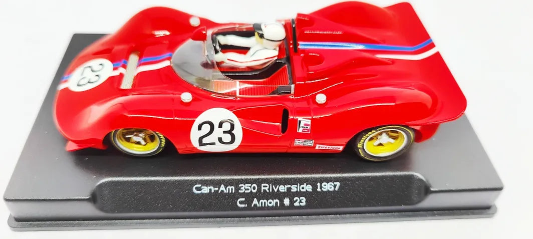 Thunderslot 1/32 Analog RTR - Ferrari Can-Am 350 Riverside #23 C. Amon