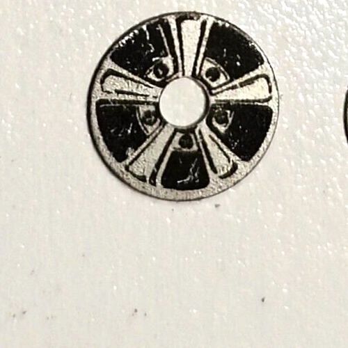 Wheel inserts, Vintage 5 Spoke aluminum .0475"OD .125"ID Set of four.