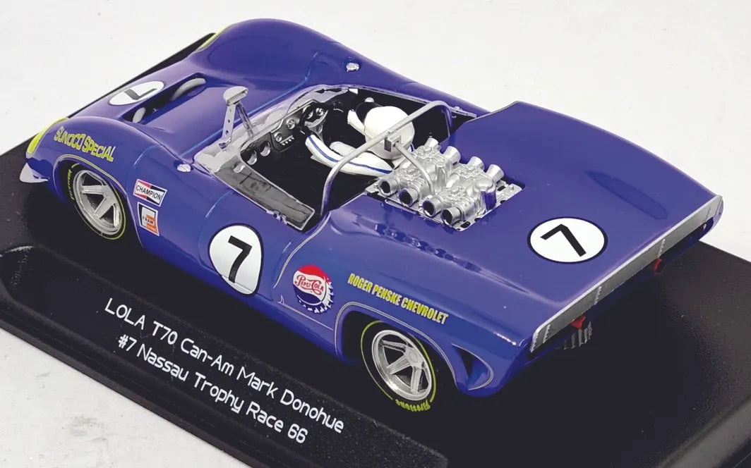 THUNDERSLOT 1/32 Analog LOLA T70 Can-Am Mark Donohue #7 Nassau Trophy Race 66