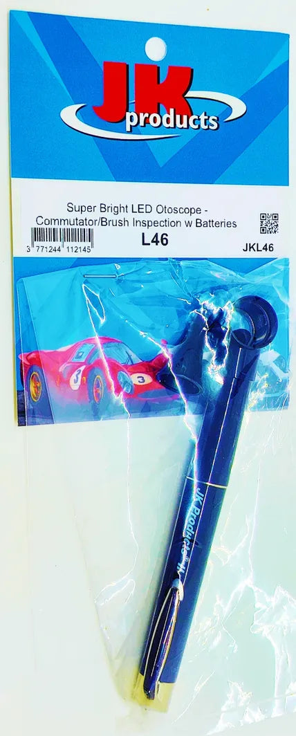 Super Bright LED Otoscope - Commutator/Brush Inspection w Batteries - L46
