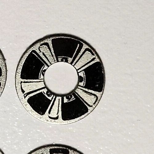 Wheel inserts, Vintage 5 Spoke aluminum.0475"OD.175"ID 4-Pack