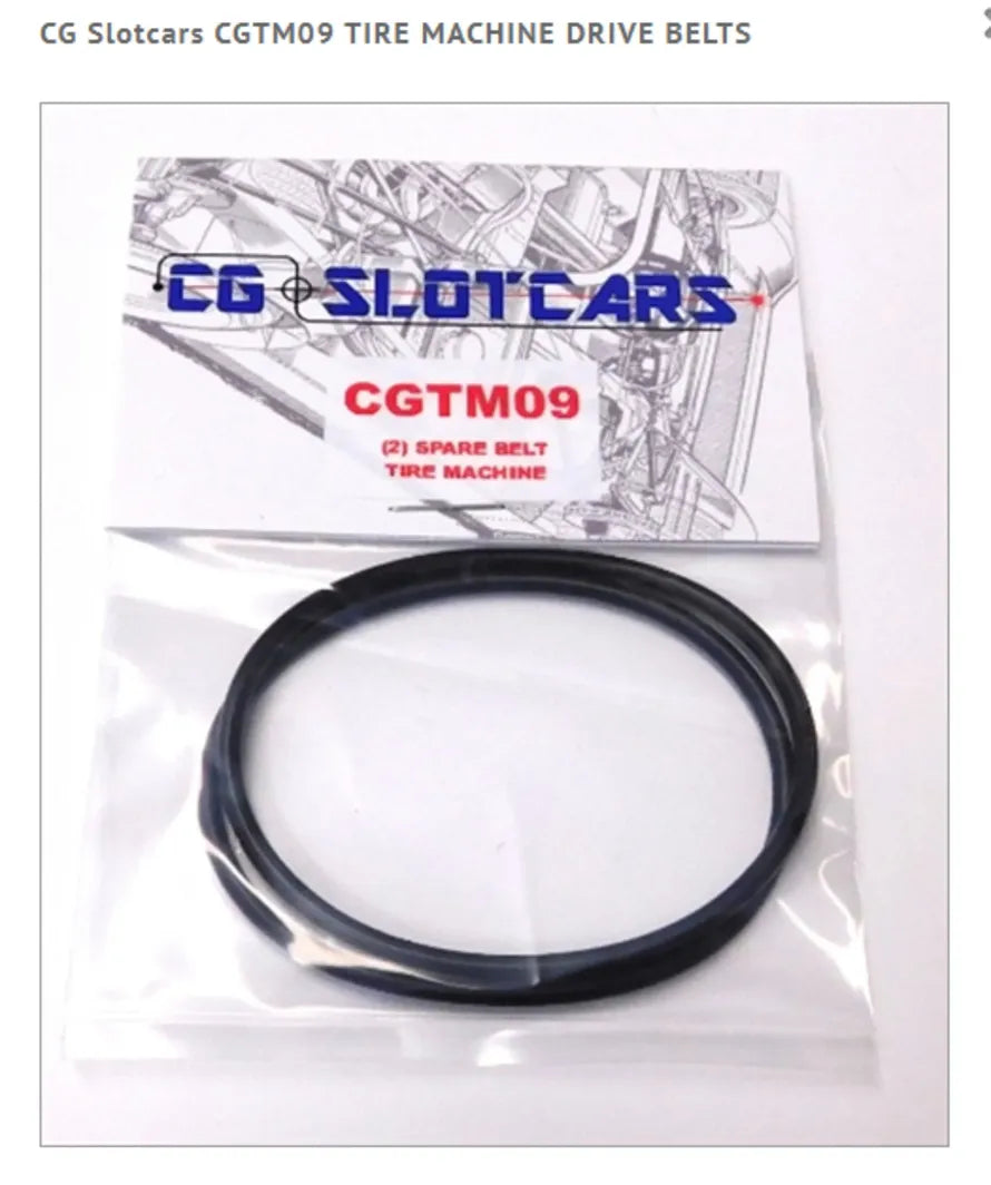 CG Slotcars CGTM09 Tire Machine Replacement Belts