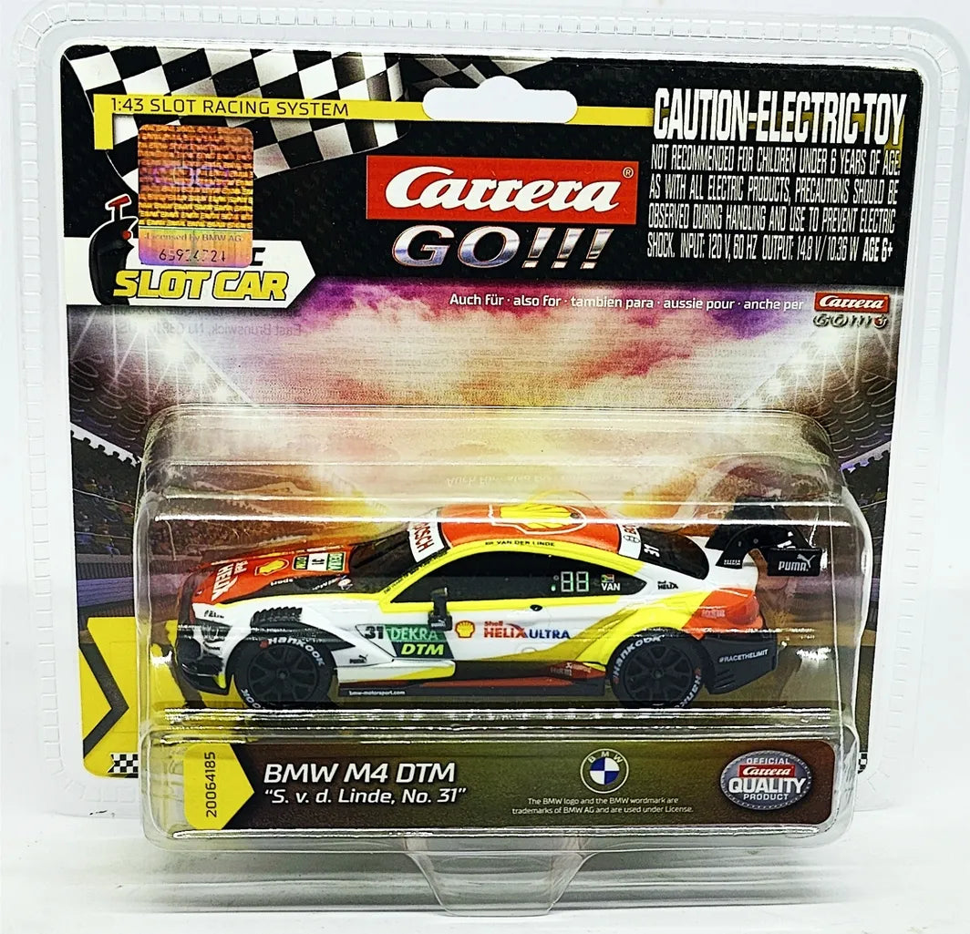 Carrera GO!! 1/43 BMW M4 DTM "S. v. d. Linde 64185