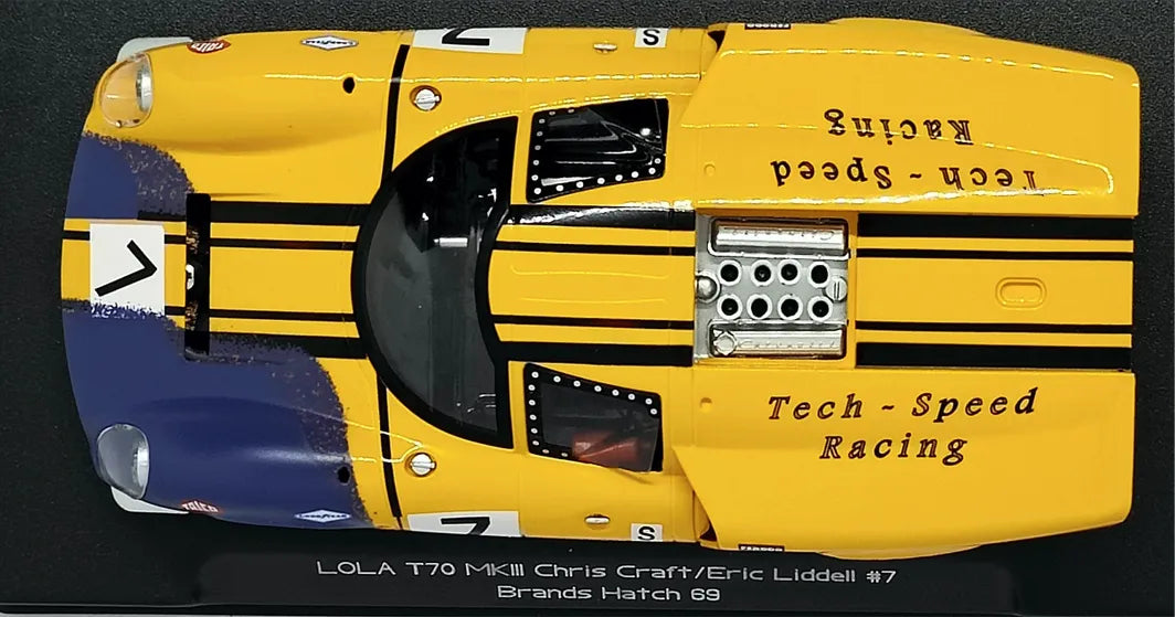 Thunderslot 1/32 Analog RTR - LOLA T70 MKIII Chris Craft/Eric Liddell #7