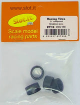 Slot.it PT19 Z1 compound 15.5mm diameter x 8mm wide Very Low Profile front slick tires