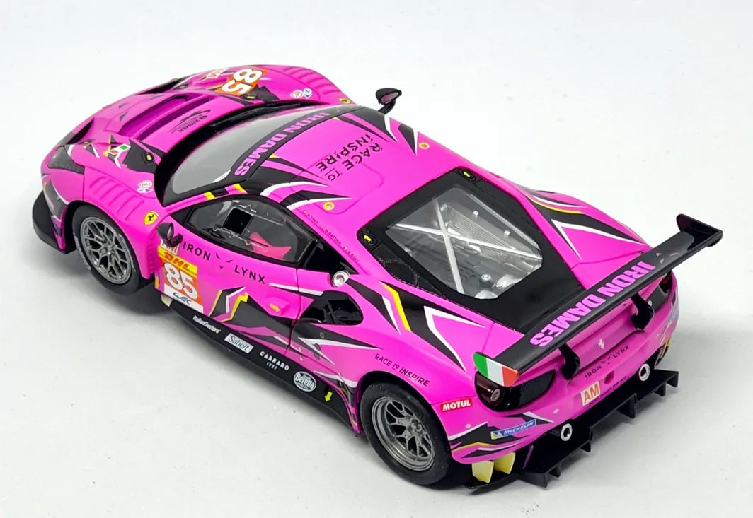 Race tuned Carrera 31081 Ferrari 488 GT3 "Iron Dames" Digital 132 1/32 Slot Car