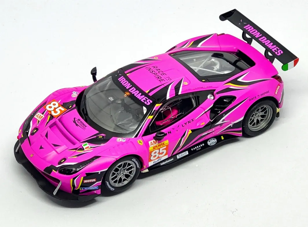 Race tuned Carrera 31081 Ferrari 488 GT3 "Iron Dames" Digital 132 1/32 Slot Car