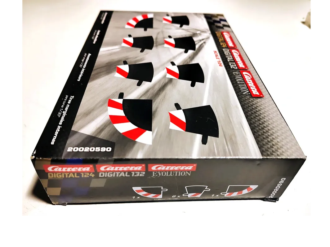 Carrera 20590 Inside Shoulders for Curve 1/30° - New box of 6