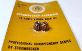 Strombecker Pinion Gear 10 tooth for 3/32" 0.0925" shaft. No. 8432 - 1 pair