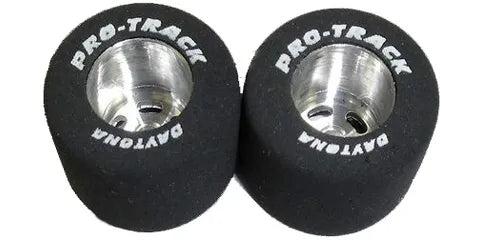 Pro-Track Daytona Stock Car Rear Tires - NATURAL (Fish) RUBBER - 1" Diameter 1/8" Axle 0.800" Wide