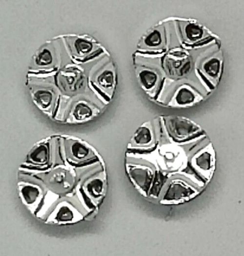 Wheel Inserts, Strombecker 1/32 wheel inserts .4" diameter. Set of four.