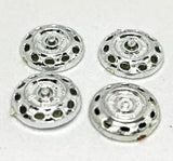 Wheel inserts, Strombecker 1/32 Jaguar .4" diameter. Set of four.