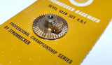 Gears, Strombecker #8429 Gear set tooth 3/32" 0.092" Pinion 1/8" Crown 4.5 / 1 ratio