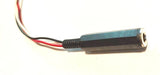 Slot car controller adapter 1/4" stereo Jack to alligator clips