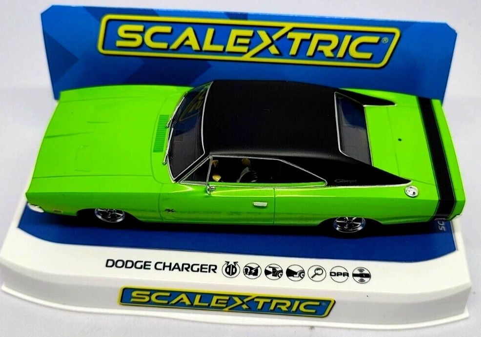 Scalextric C4326 Dodge Charger R/T Sublime Green Classic MOPAR DPR 1:32 Slot Car