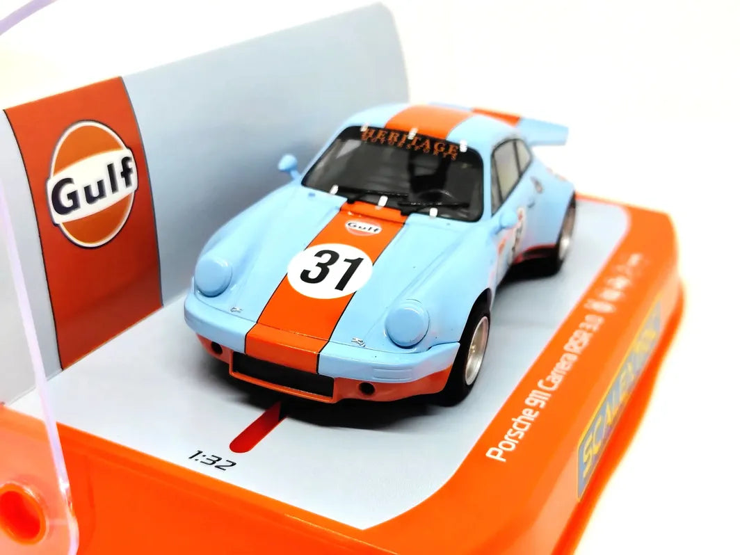 Scalextric C4304 Porsche 911 Carrera RSR 3.0 - Gulf Edition 1/32 Slot Car