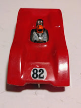 Overhead view red number 82 Ti-22 open-cockpit body