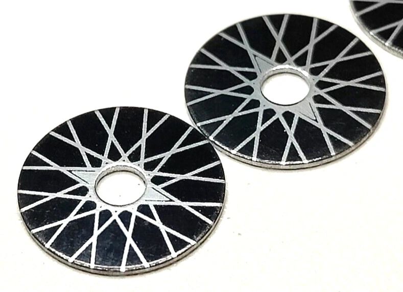 Wheel inserts, vintage VIP aluminum Spoke 1/2" OD.1/8"ID 4-Pack