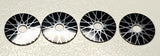 Wheel inserts, vintage VIP aluminum Spoke 1/2" OD.1/8"ID 4-Pack